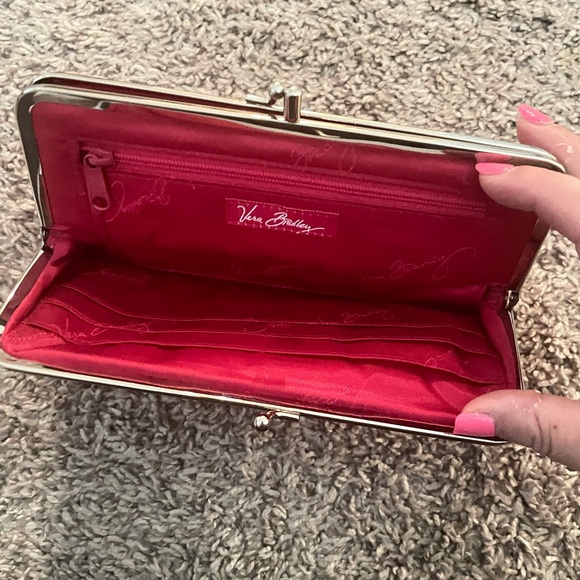 EUC - Vera Bradley Raspberry Fizz Clutch - Picture 2 of 4